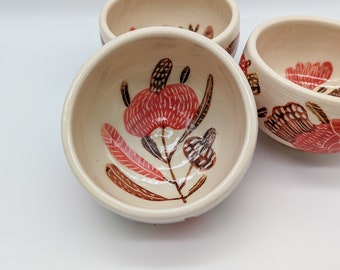 Charming Ceramic Bowls - Handmade Gift for Matcha Lovers, Ice Cream, Yogurt Aficionados, Snack Enthusiasts & Sauce Addicts - 350ml Care gift