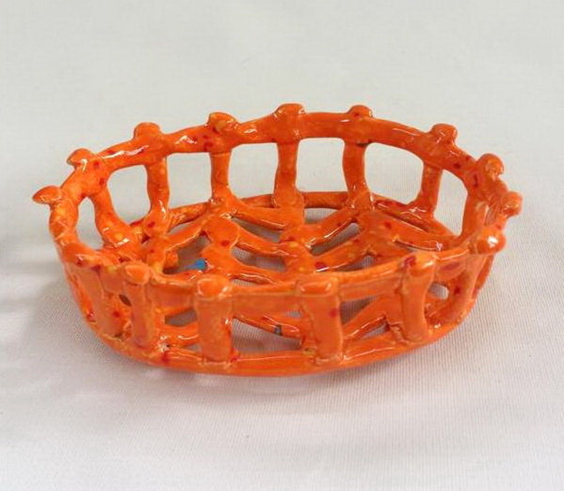 Orange soap dish Modern soap dish Mother gift Soap dish Etsy