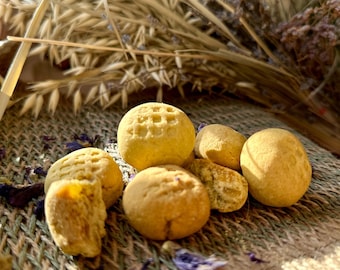 Glutenvrije heerlijke maïs- en matchakoekjes uit Oekraïne - gezonde traktatie in geschenkverpakking, gebakken goederen, cadeau voor vriend, padvinderskoekjes