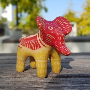 Ceramic sculpture Elephant 8 cm Ukraine art image 5