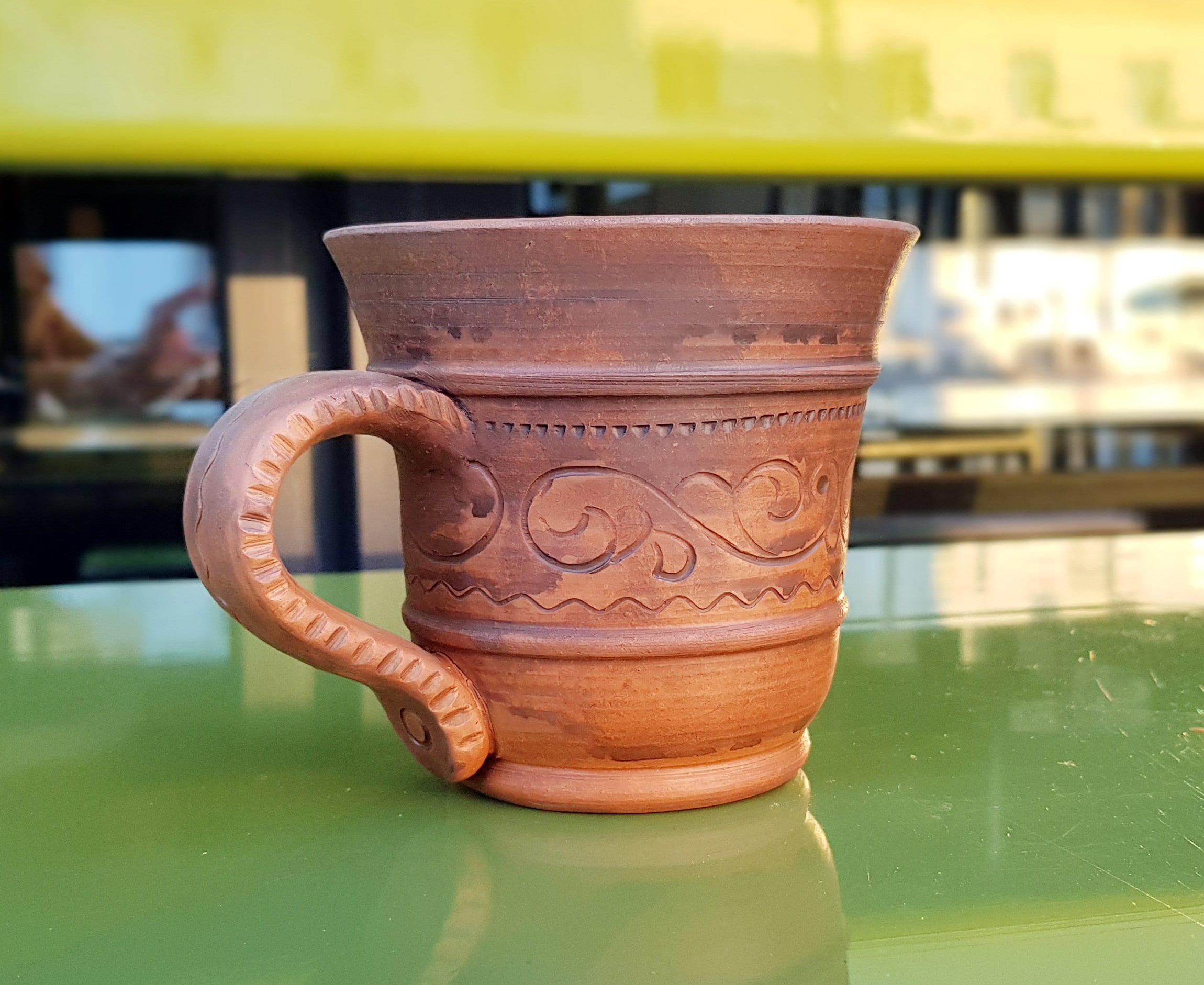 10 Oz Ukrainian Mug Ceramic Mugs Pottery Mug Ukraine Milked Etsy