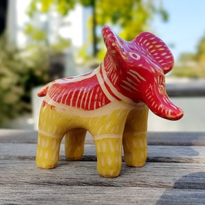 Ceramic sculpture Elephant 8 cm Ukraine art image 6