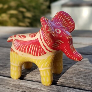 Ceramic sculpture Elephant 8 cm Ukraine art image 2