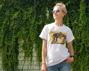 Oekraïens T-shirt Oekraïens patriottisch T-shirt T-shirt Oekraïense auteur Tijger print
