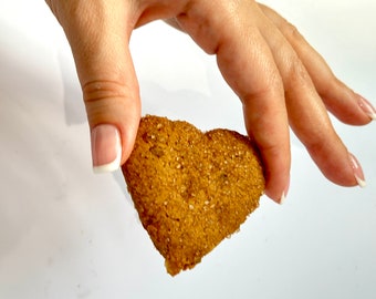 Ukrainian Gingerbread Cookies with Ghee & Candied Ginger – Artisan Treat in Gift Box – Natural Ingredients – Sugar-Free Option Available