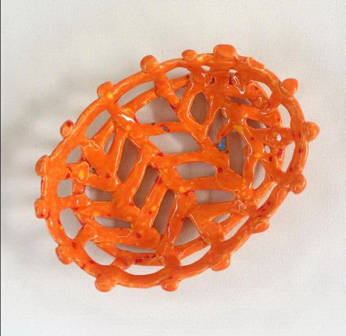 Orange soap dish Modern soap dish Mother gift Soap dish Etsy