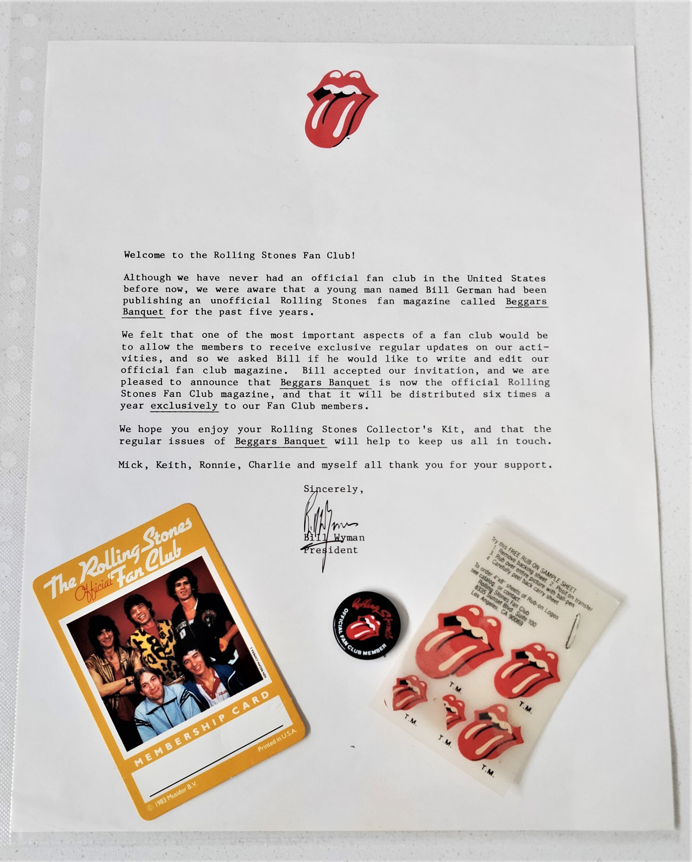 Rolling Stones Signed Promo Photo (1963). Music