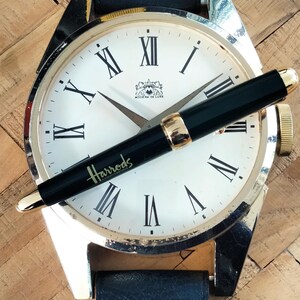 Orologio da polso meccanico vintage MODERN DE LUXE oversize degli anni '60, cassa in metallo, orologio da parete, regalo di compleanno, regalo per ufficio, oggetto di scena cinematografico