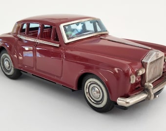 Vintage Tinplate &quot;ROLLS ROYCE PHANTOM V&quot; Vehicle Vintage Toy 1960&#39;s Motor Cars Japanese Tin Toy Retro Tinplate Toys Birthday Gift Gift Ideas