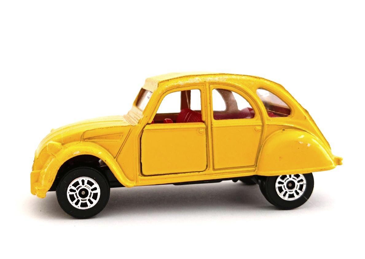 Vintage Corgi Toys James Bond 007 Classic Yellow Rare Twin Set