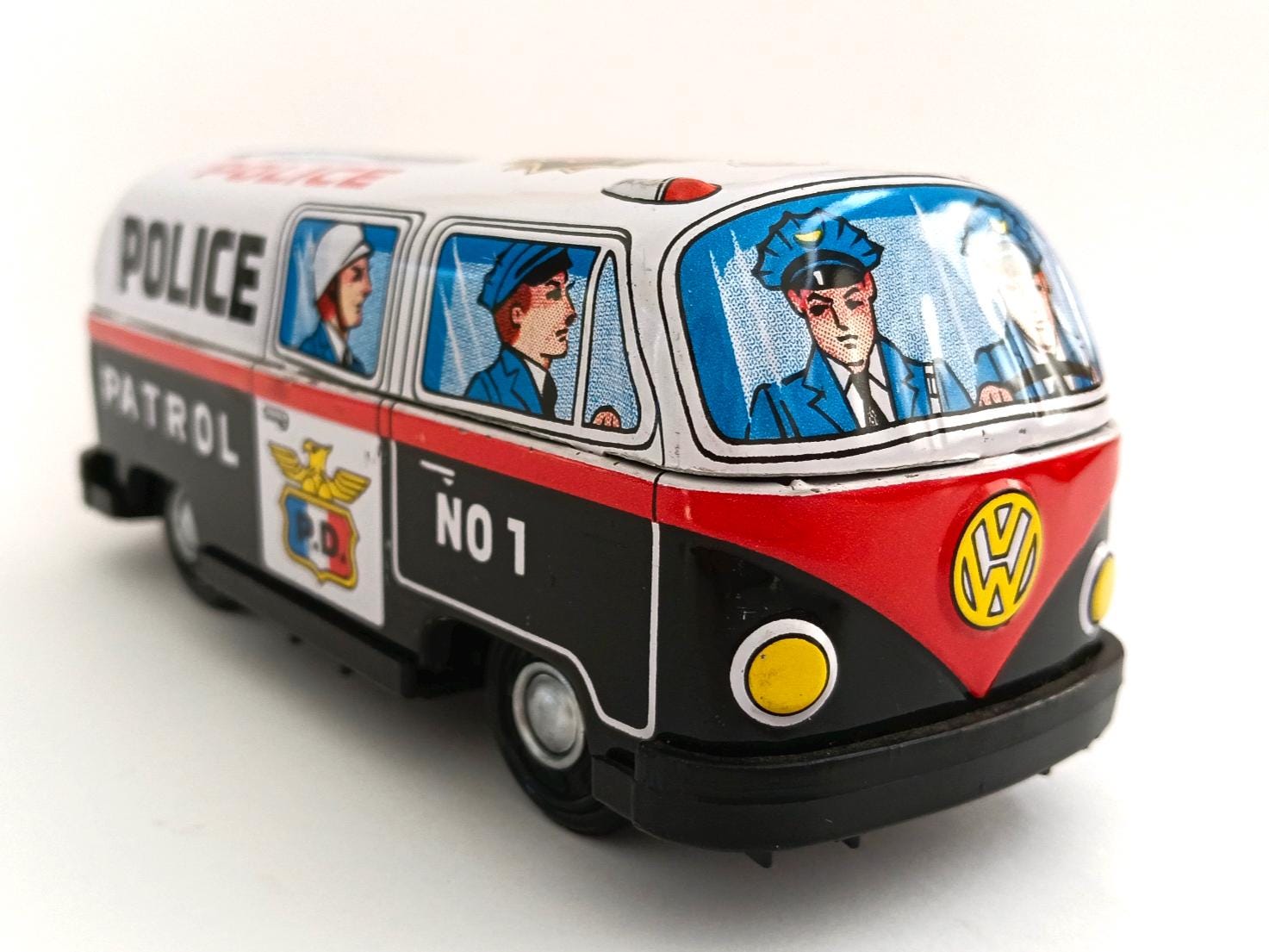 ■希少 Volkswagen フォルクスワーゲン バン POLICE ブリキ■ Volkswagen Police Car - Etsy