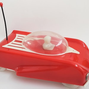 Seltene Vintage 1960 europäischen Raumschiff Spielzeug Weltraum Spielzeug Roboter Weltraum Raumschiff Astronaut Space Travel Vintage Sci Fi Spielzeug Geschenke für ihn