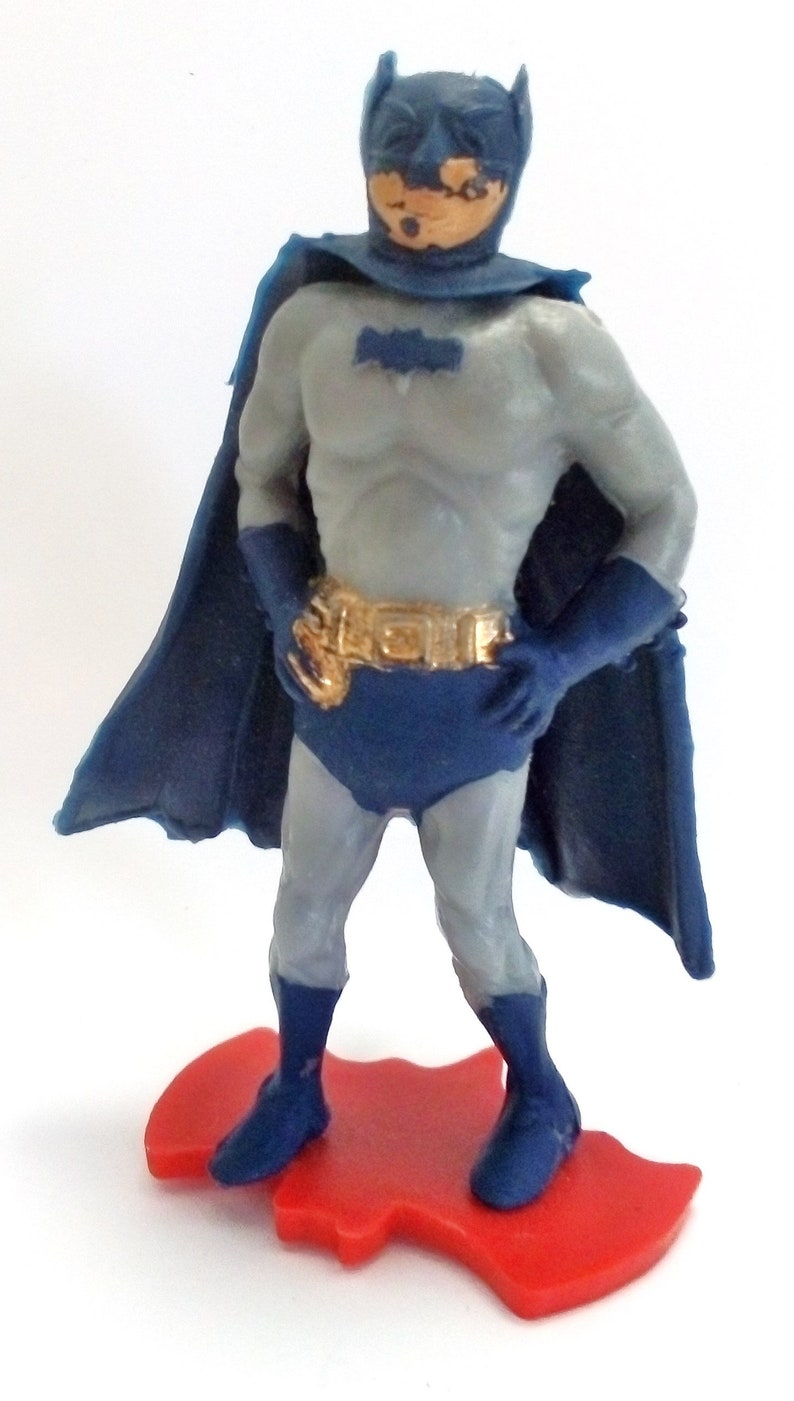 Ultra Rare 1960's Batman Figure By Cherilea England Batman Etsy