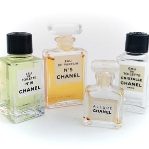 Vintage Coco &quot;Chanel No 5&quot; Parfum Collection Perfume Eau De Toilette Ladies Glass Perfume Bottles Cosmetics French Perfume Film Props