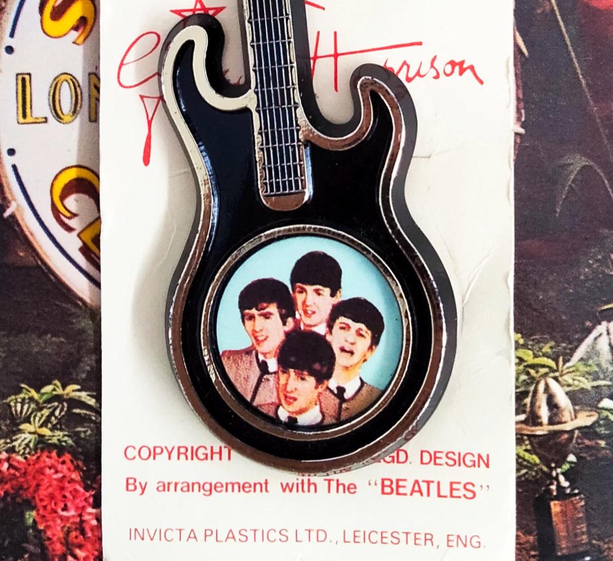 Beatles Guitar Brooch - Etsy