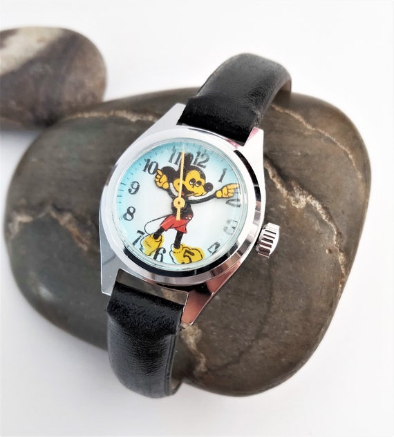 VIDEO incluido Reloj MICKEY MOUSE animado de Disney de la d cada