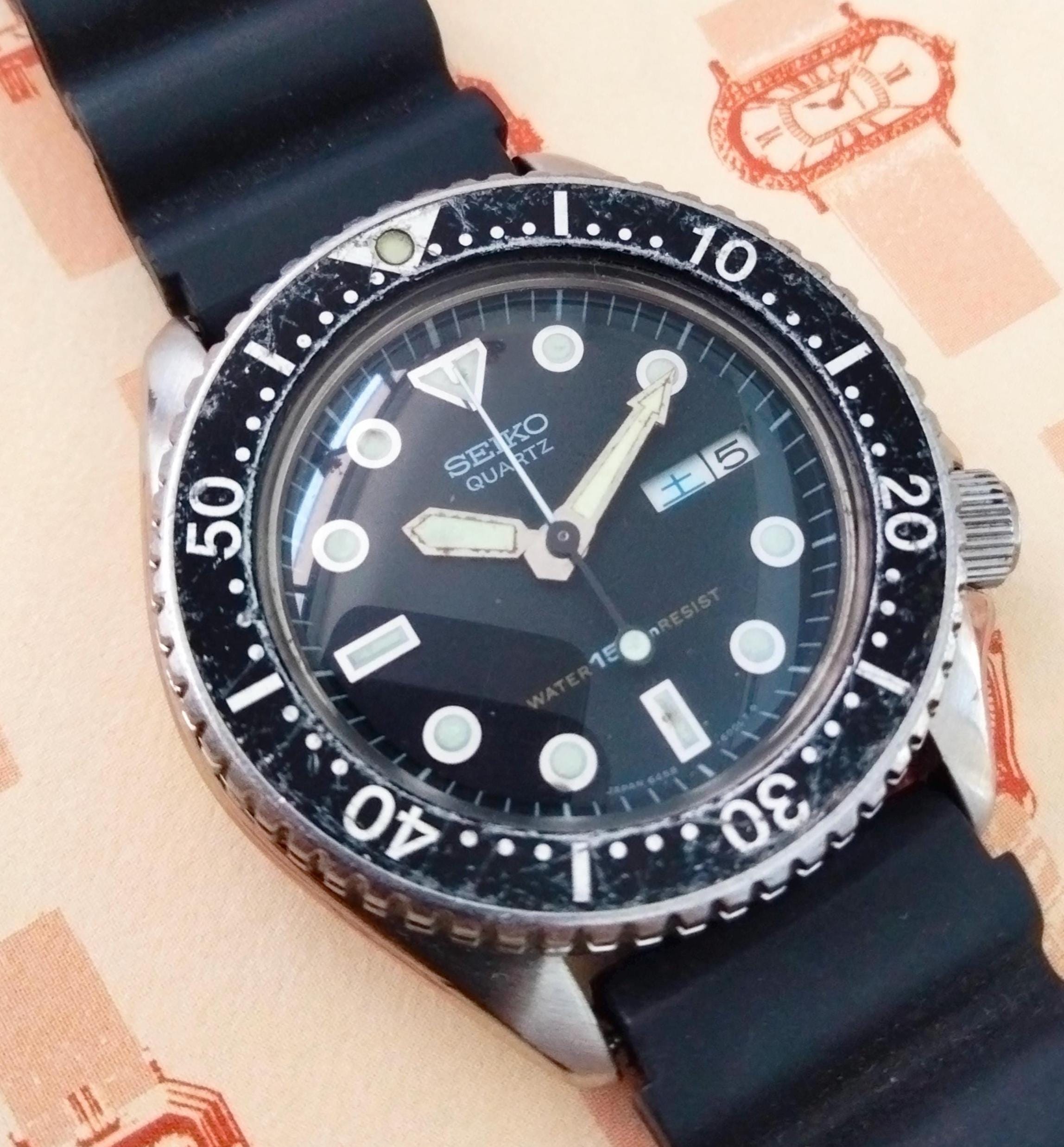 【希少・ヴィンテージ】SEIKO クォーツ クロノグラフ SPORTS 150 希少・ヴィンテージ】SEIKO クォーツ クロノグラフ SPORTS 150