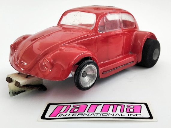 Vintage VOLKSWAGEN BEETLE Parma International Slot 1 32 Scale Car Hot Rod Stock Car Motor Car Race USA Christmas Birthday Present 1960 s Etsy UK