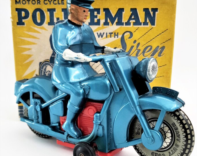 Vintage SON AI SUPER POLICE MOTORCYCLE Officer 1/6 Scale 1980s TOY  VERY RARE  / Vintaj SUPER Motorsikal Sgt Rare 1271522033