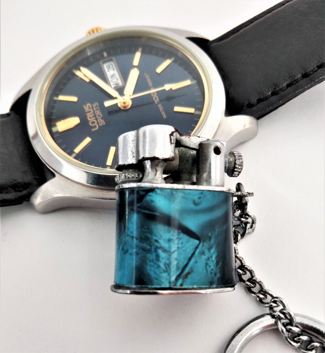 Rare Vintage pygmy Cigarette Lighter Japan Novelty Mid Century Modern Design Classic 1950's