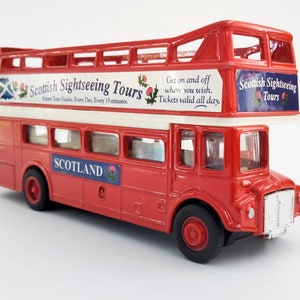 Red London Bus Routemaster &quot;SCOTTISH SIGHTSEEING TOURS&quot; Birthday Gifts Die Cast Ltd Edition Model Boxed 1:76 Scale Model Bus Automobilia