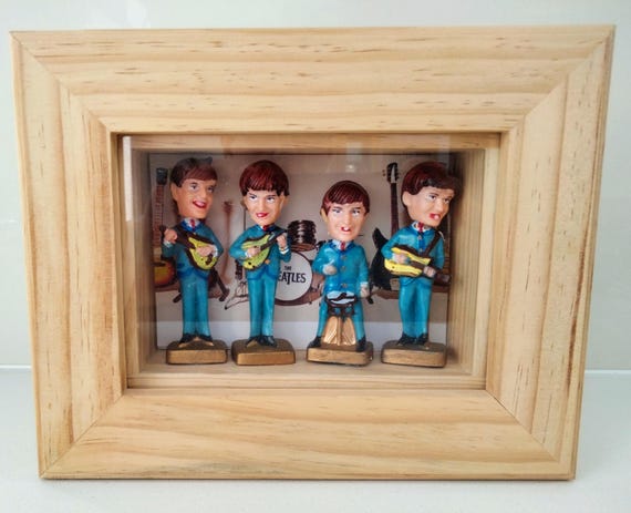 RARE! Vintage 1965 Beatles Bobble Head Dolls England Liverpool Fab