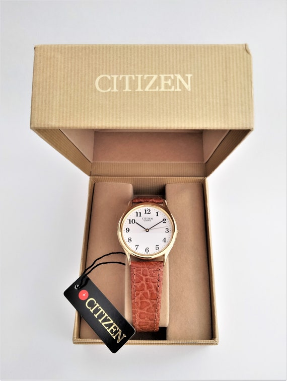 VIDEO CITIZEN Quartz Watch Boxed White Dial Gent s Unisex Ladies