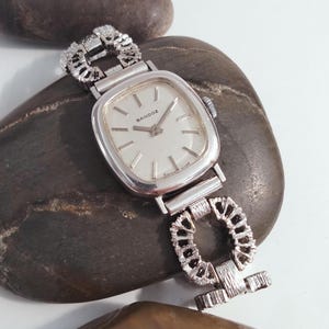 HENRI SANDOZ Vintage HENRI SANDOZ Damenuhr Mechanische Uhr 24mm Gehäuse 17 Jewels Mechanische Uhr 1960er Jahre Schweizer Uhr Geburtstagsgeschenk Für Sie Weihnachtsgeschenk Retro