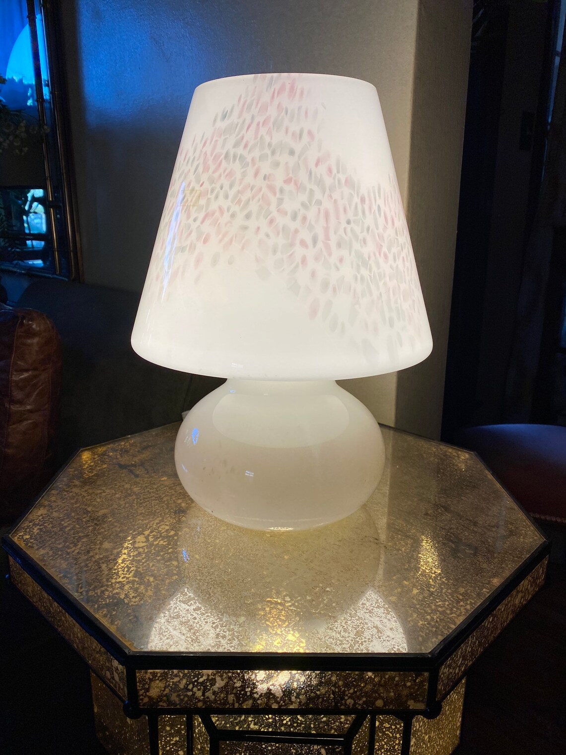 Large Murano Funfetti Postmodern Lamp Etsy UK