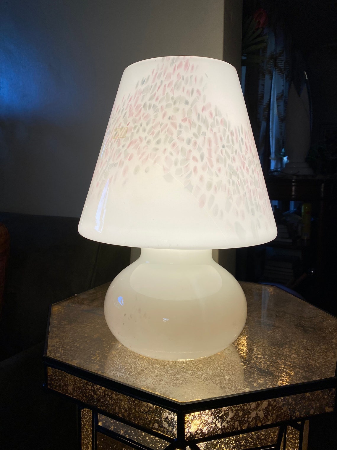 Large Murano Funfetti Postmodern Lamp Etsy UK