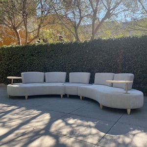 Normand Couture Reupholstered Caméléon Sectional Sofa
