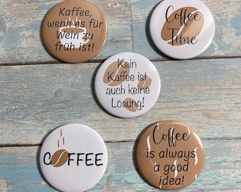 Set - Kaffee - Kühlschrankmagnete groß