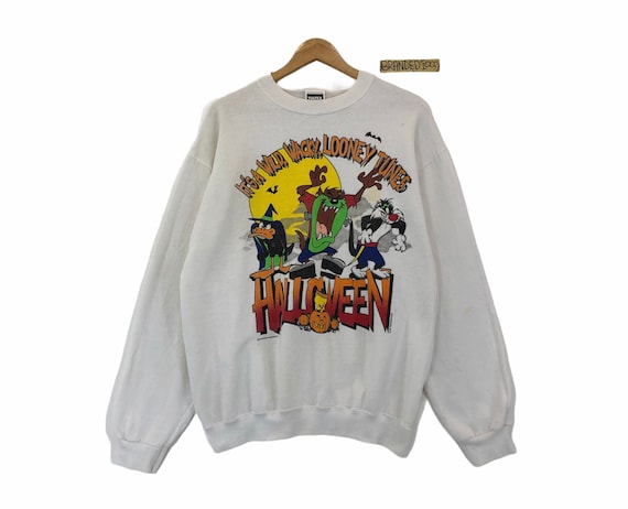 Rare!!! Vintage Looney Tunes Halloween Sweatshirt… - image 1