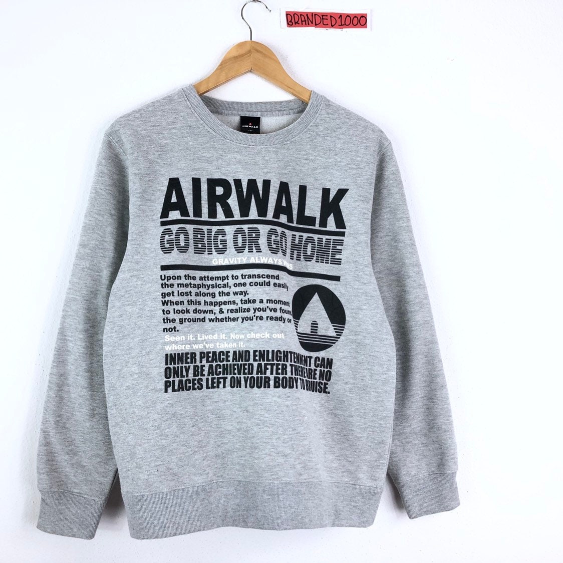 Rare Vintage 90s Airwalk Sweatshirt 