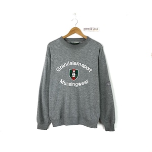 Rare! Vintage Munsingwear Small Logo Embroidery Pullover Jumper Sweatshirt