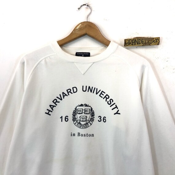 Rare!!! Vintage Havard University Sweatshirt Big … - image 2