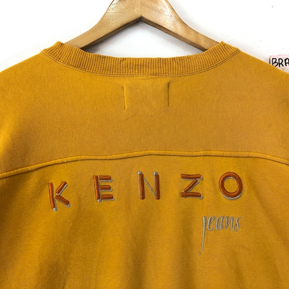 Rare!!! Vintage Kenzo Jeans Sweatshirt Kenzo Spel… - image 2