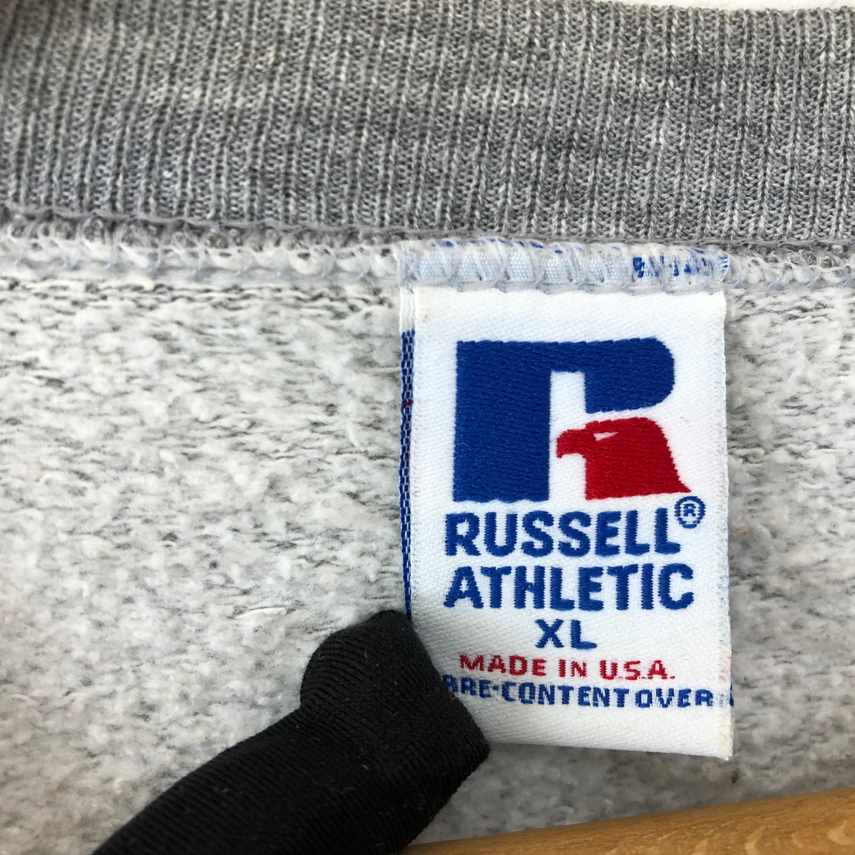 Rare Vintage Russel Athletic Sweatshirt Small Logo Spellout | Etsy