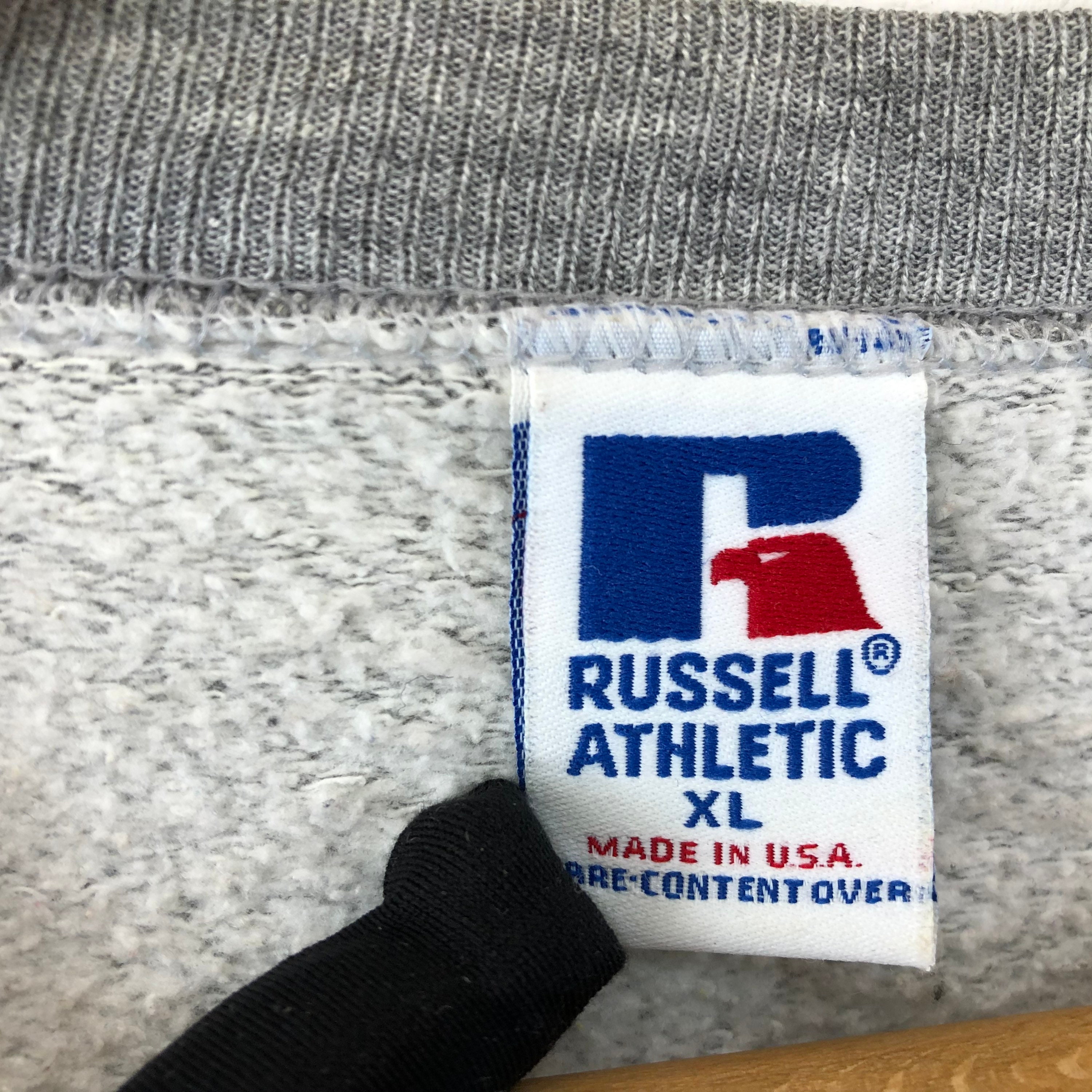 Rare Vintage Russel Athletic Sweatshirt Small Logo Spellout Etsy