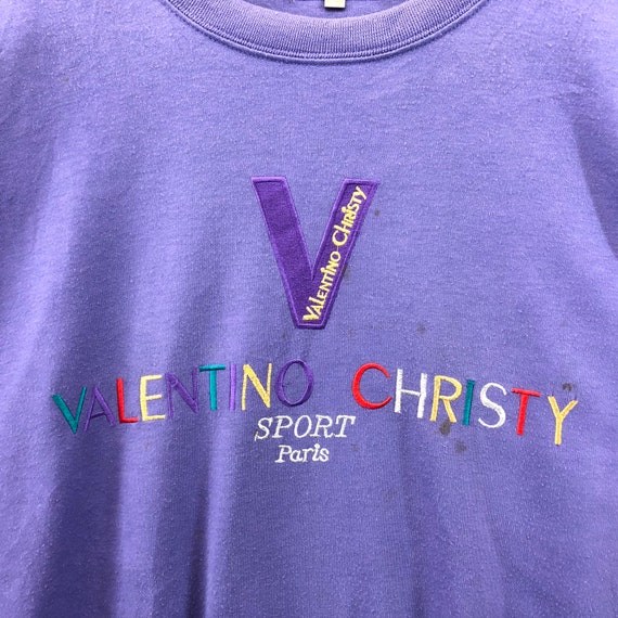 Rare!!! Vintage Valentino Christy Sweatshirt Vale… - image 3