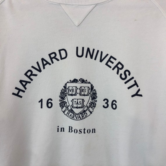 Rare!!! Vintage Havard University Sweatshirt Big … - image 3