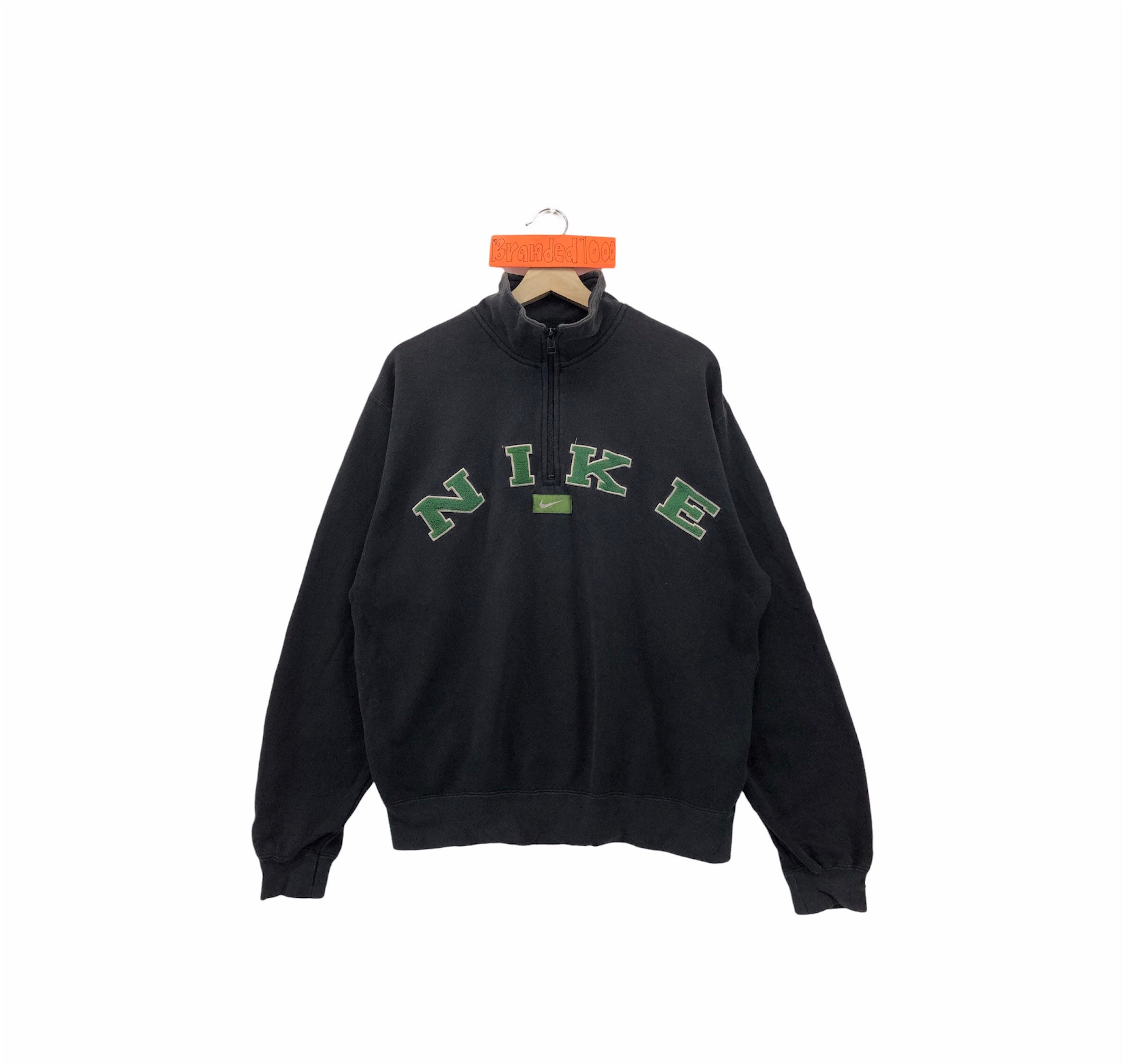 Rare Nike Sweatshirt Half Zipper Nike 