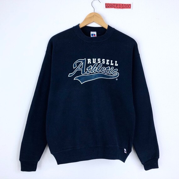 Rare!!! Vintage 90's Russell Sweatshirt Big Spell… - image 1