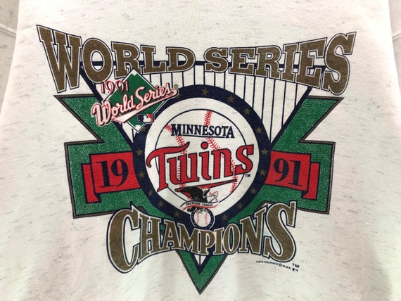 Vintage Minnesota Twins Sweatshirt World Series C… - image 2