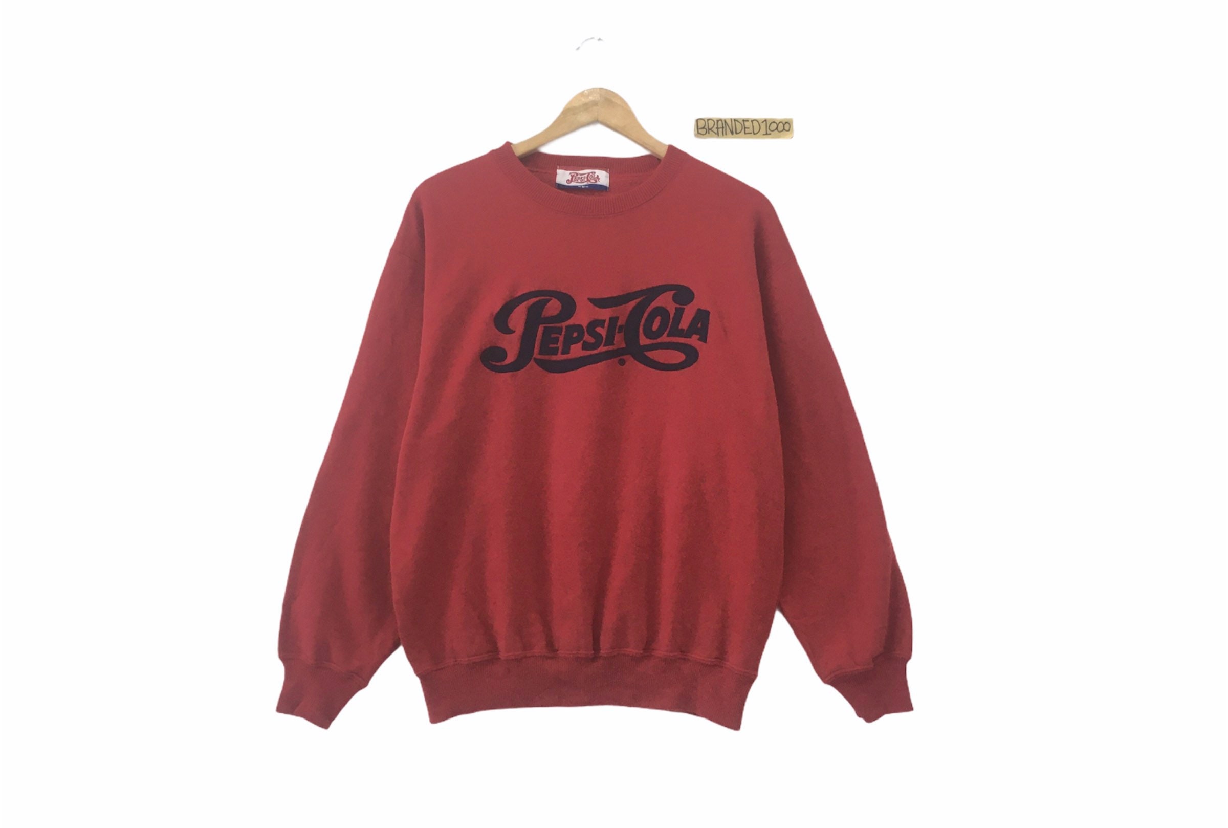 Rare Pepsi Cola Sweatshirt Small Logo 