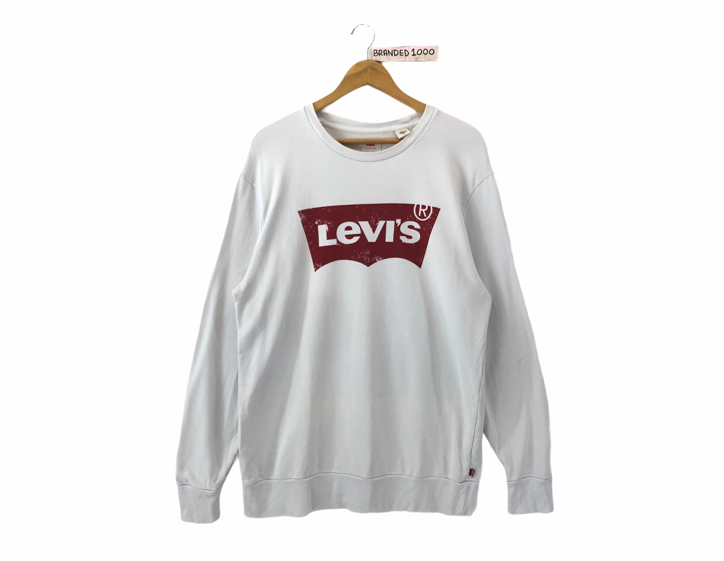 Rare Vintage Levi's Sweatshirt Pullover Jumper Sweater | Etsy