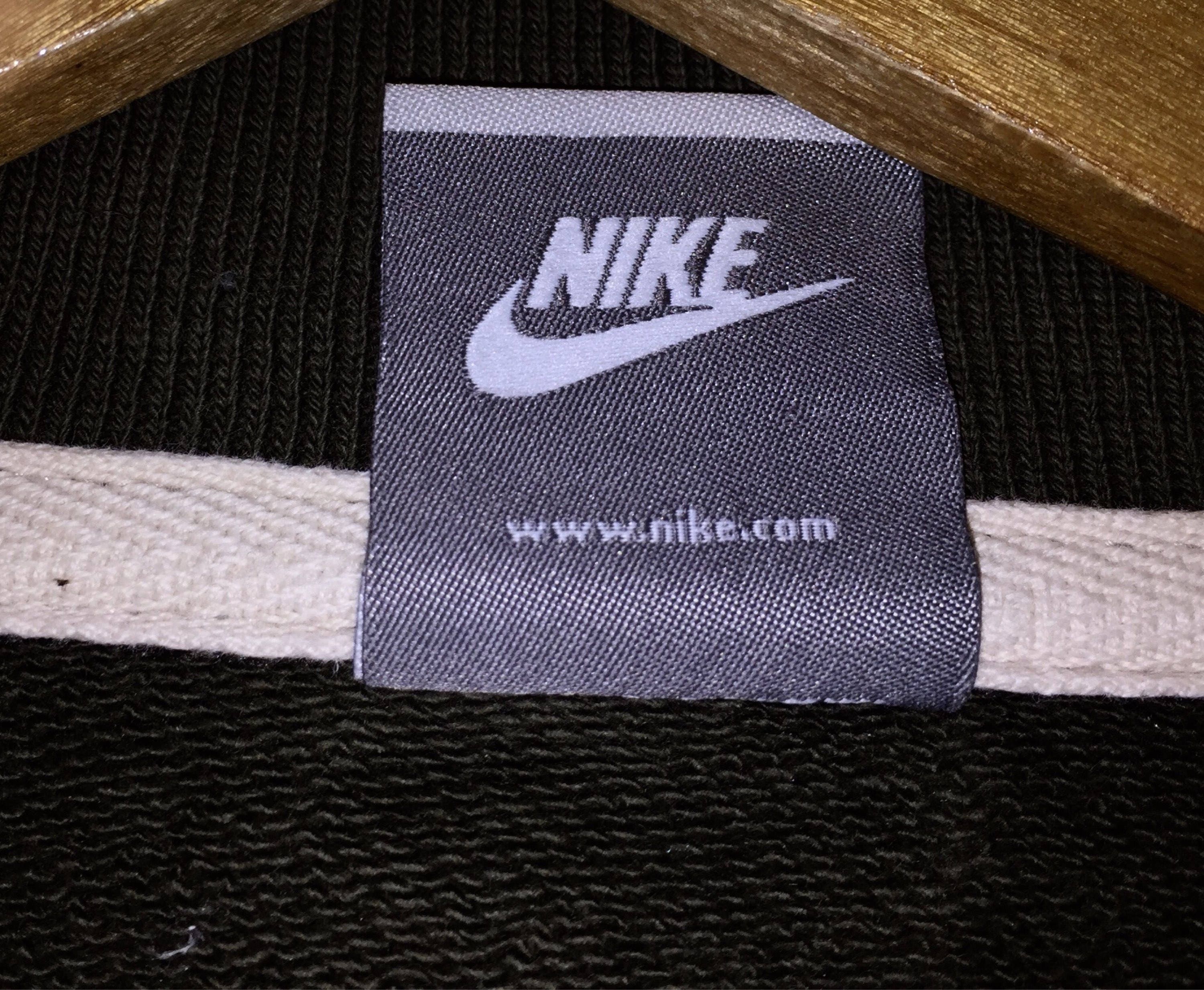 Rare Nike Zipper Nike Embroidery Spellout Small Logo Jumper | Etsy