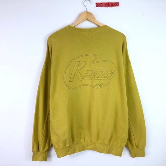 kenzo sweatshirt yellow