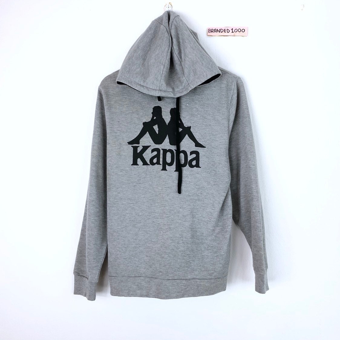 Rare Vintage Kappa Hoodie Sweatshirt Big Logo Pullover - Etsy Sweden
