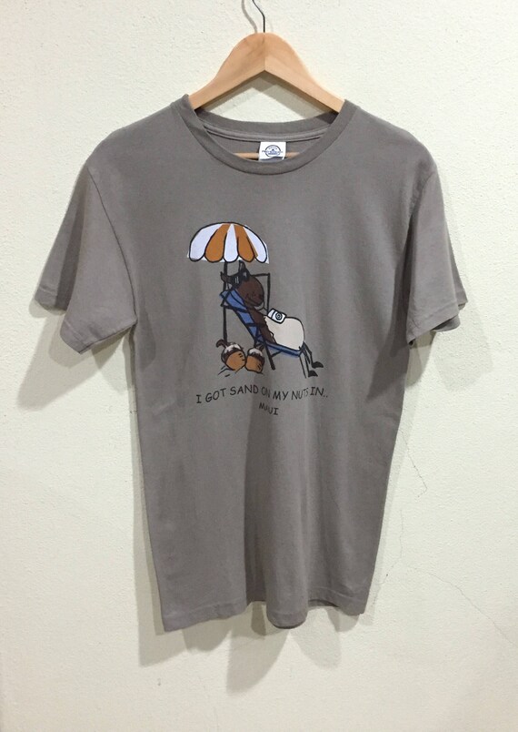 Rare Vintage Peanuts Snoopy T Shirt Hawaii Beach Cartoon Etsy